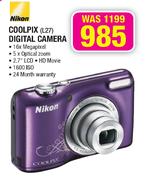 Nikon Coolpix Digital Camera (L27)