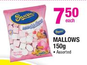 Beacon 150g Mallows Assorted-Each