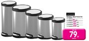 Home Stainless Steel Pedial Bin-3ltr Each
