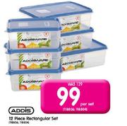 Addis 12 Piece Rectangular Set-Per Set