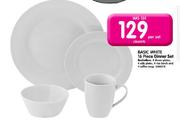Basic White 16 Piece Dinner Set-Per Set
