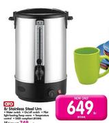 Aro 8Ltr Stainless Steel Urn