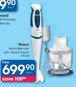 Braun Hand Blender With Attachments(MR320)