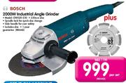 Bosch 2000W Industrial Angle Grinder(GWS20-230)-Per Set