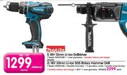 Makita 18V 13mm Li-lon Drill Driver(BHP452ZK)