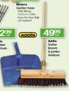 Addis Gutter Broom & Jumbo Dustpan