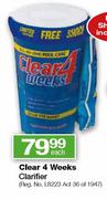 Clear 4 Weeks Clarifier