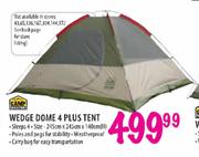 Camp Master Wedge Dome 4 Plus Tent-245cm x 245cm x 140cm (H)