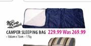 Camp Comfort Camper Sleeping Bag (180cm x 75cm)-175g