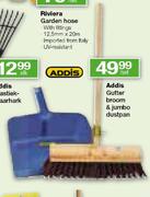 Addis Gutter Broom & Jumbo Dustpan Per Set 