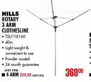 Hills Rotary 3 Arm clothesline-40m