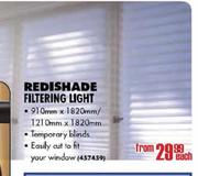 Redishade Filtering Light-Each