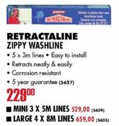 Mini Zippy Washline-3x5m Lines