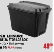 SA Leisure Delta Storage Box-30L