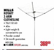 Hills Rotary 3 ARM Clothesline