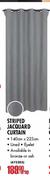 Striped Jacquard Curtain-140cmx223cm