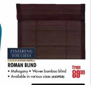Finishing Touches Roman Blind