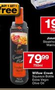 Willow Creek Squeeze Bottle Extra Virgin Olive Oil-750ml