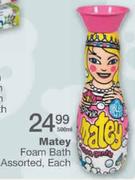Matey Foam Bath 500ml-Each