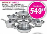 Symphony 12 Piece Stainless Steel Cookware Set