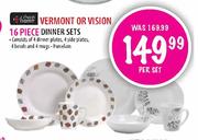 Vermont or Vision 16 Piece Dinner Sets-per set