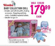 Simba Baby Collection Doll-each