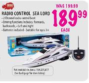 Radio Control Sea Lord-each