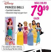 Disney Princess Dolls-each