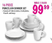 Porcelain Dinner Set-16 Piece