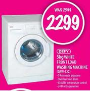 Defy White Front Load Washing Machine(DAW-322)-5Kg