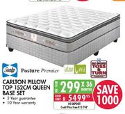 Sealy Carlton Pillow Top Queen Base Set-152Cm