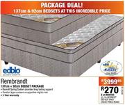 Edblo Rembrandt 137cm + 92cm Bedset Package