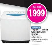 Kelvinator 14Kg White Twin Tub Washing Machine