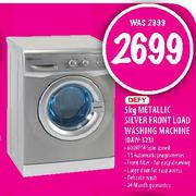 Defy 5Kg Metallic Silver Front Load Washing Machine