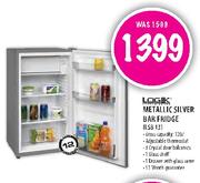 Logik Metallic Silver Bar Fridge(LSB 13)