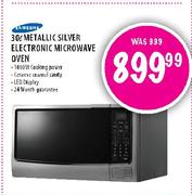 Samsung Metallic Silver Electronic Microwave Oven-30L