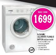 Logik 6Kg White Tumble Dryer