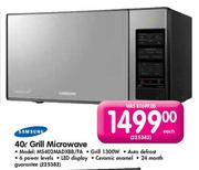 Samsung Grill Microwave-40 Ltr (MS402MADXBB/FA)