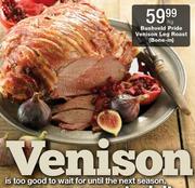 Bushveld Pride venison Leg Roast (Bone-In)-Kg