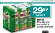 Nestle Milo Gereedom-Te-Drink Energiedrankies-6 x 250ml