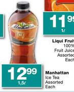 Manhattan Ice Tea Assorted-1.5Ltr Each