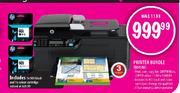 HP Printer Bundle (OJ4500) + 1 x 901 Black and 1 x Colour Cartridge