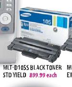 Samsung MLT-D105S Black Toner Std Yield-each