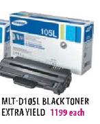 Samsung MLT-D105L Black Toner Extra Yield-each