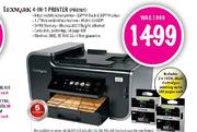 Lexmark 4-in-1 Printer (PRO901) + 2 x 105XL Black Cartridges