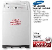 Samsung Top Loading Washing Machine(WAI3VSWIP)-13Kg