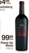 Plaisir De Merle Merlot-750ml
