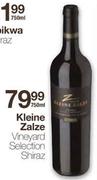 Kleine Zalze Vineyard Selection Shiraz-750ml