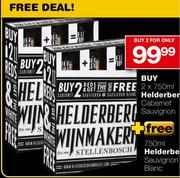 Helderberg Cabernet Sauvignon-2 x 750ml Plus Helderberg Sauvignon Blanc-750ml