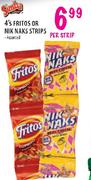 Simba 4's Nik Naks Strips Assorted Per Strips